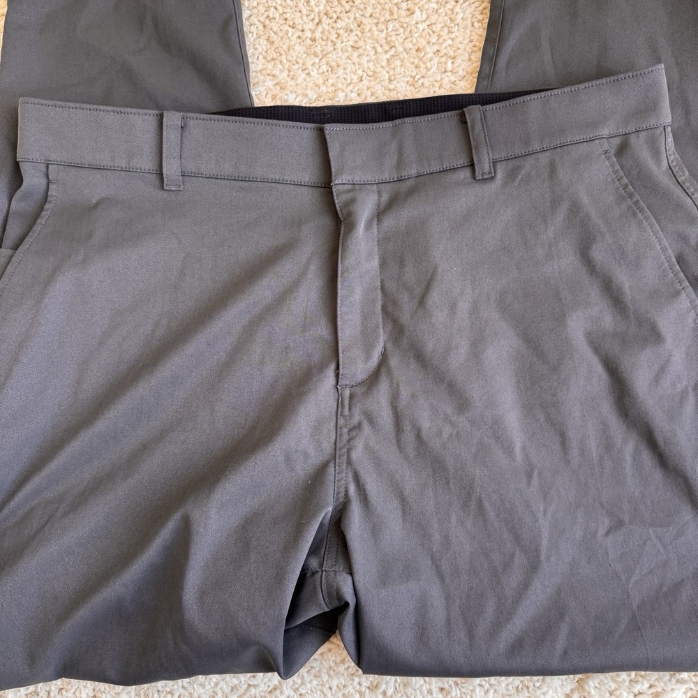 Nike Golf Dri-FIT Gray Performance Pants Men's 38x30 Straight Stretch - Picture 2 of 8